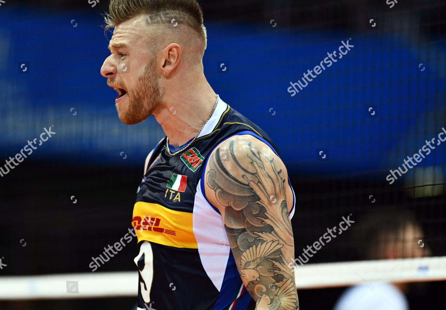 Italys Ivan Zaytsev Reacts During Fivb Mens Editorial Stock Photo Stock Image Shutterstock