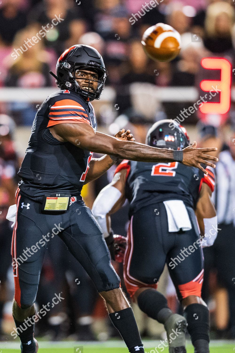 Utah Utes Quarterback Tyler Huntley 1 Editorial Stock Photo - Stock ...