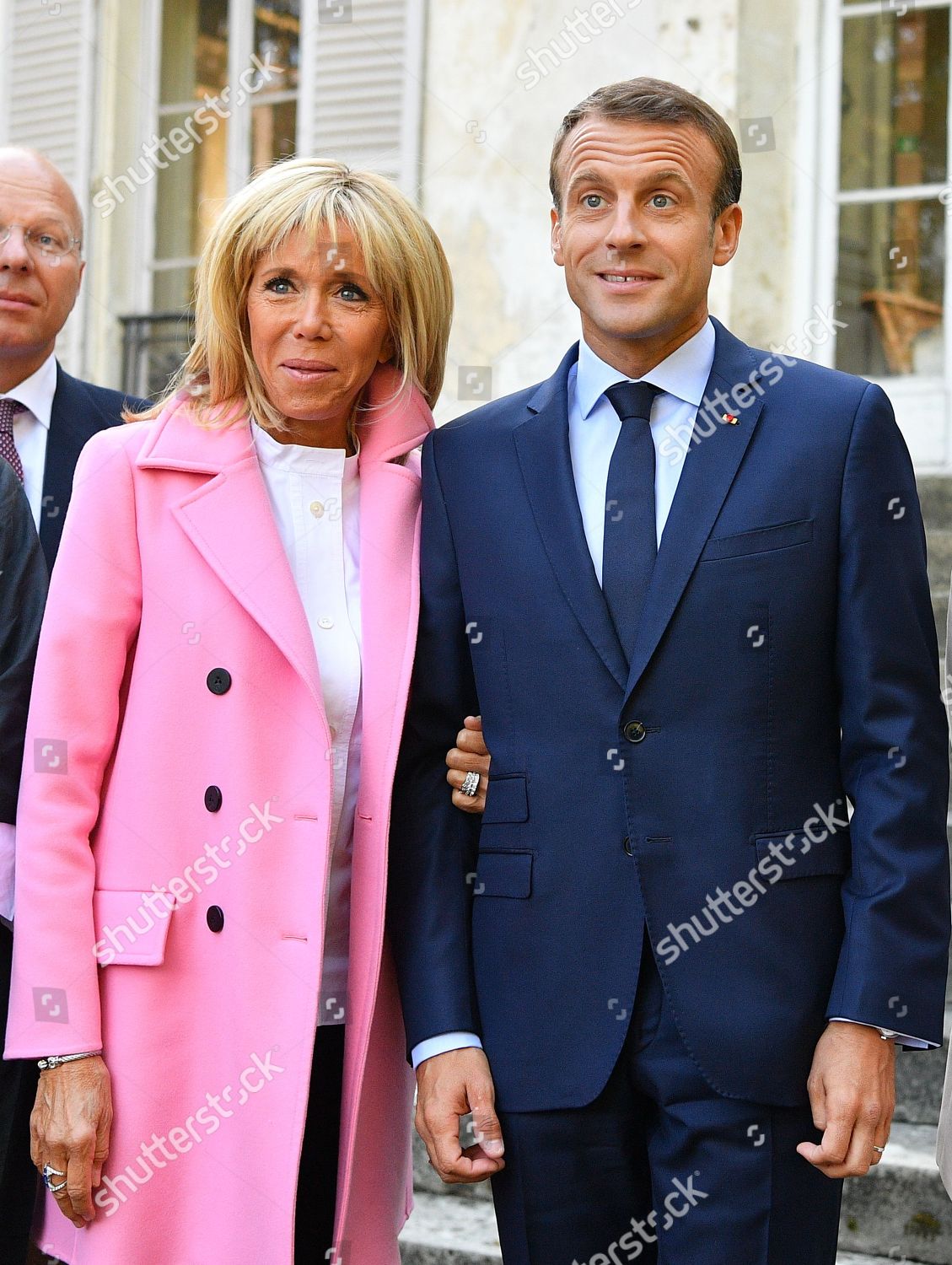 French President Emmanuel Macron Brigitte Trogneux Redaktionelles Stockfoto Stockbild Shutterstock