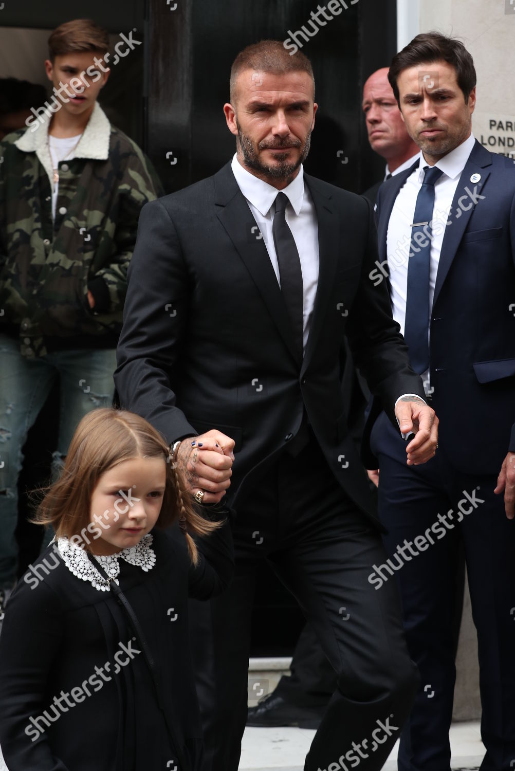 Romeo Beckham David Beckham Harper Beckham Editorial Stock Photo Stock Image Shutterstock