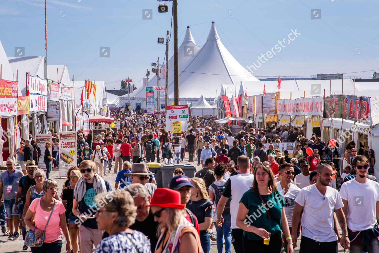 Visitors Walk Fete De Lhuma Festival Paris Editorial Stock Photo Stock Image Shutterstock