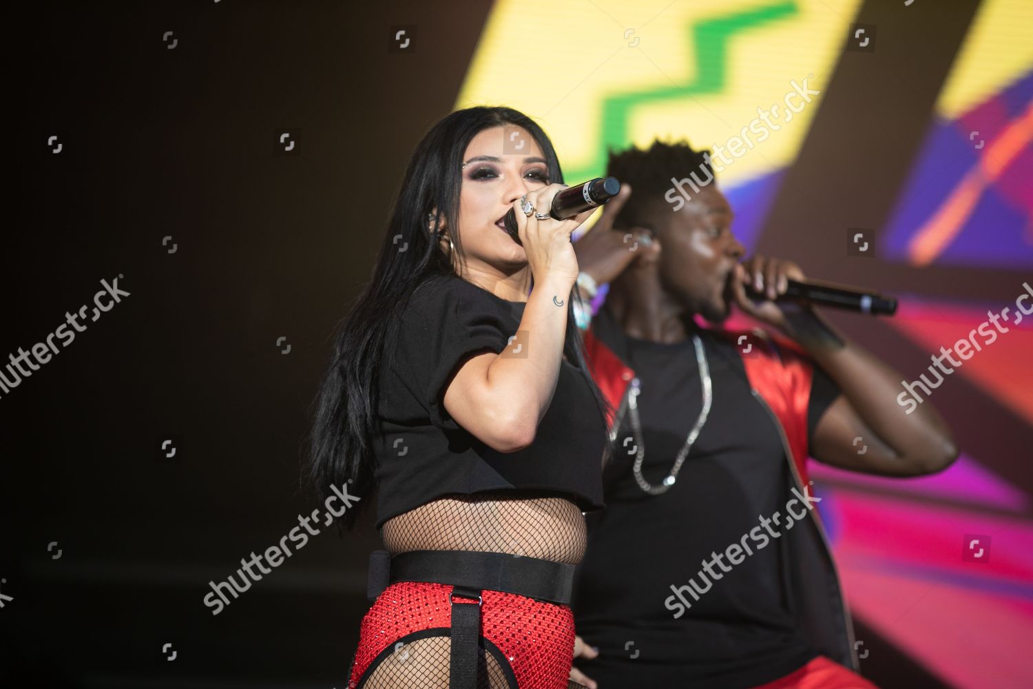 Pentatonix Kirstin Maldonado Kevin Olusola Redaktionellt Stockfoto Stockbilder Shutterstock