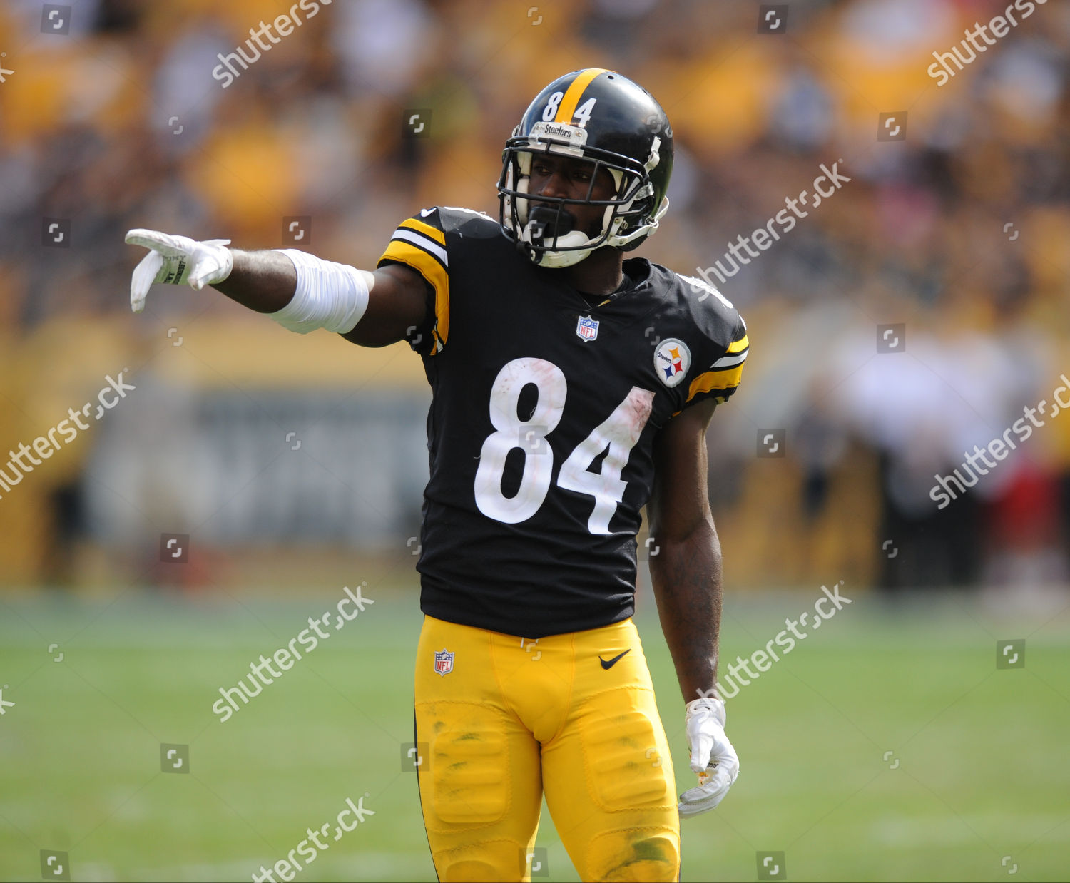 Th Steelers 84 Antonio Brown During Editorial Stock Photo - Stock