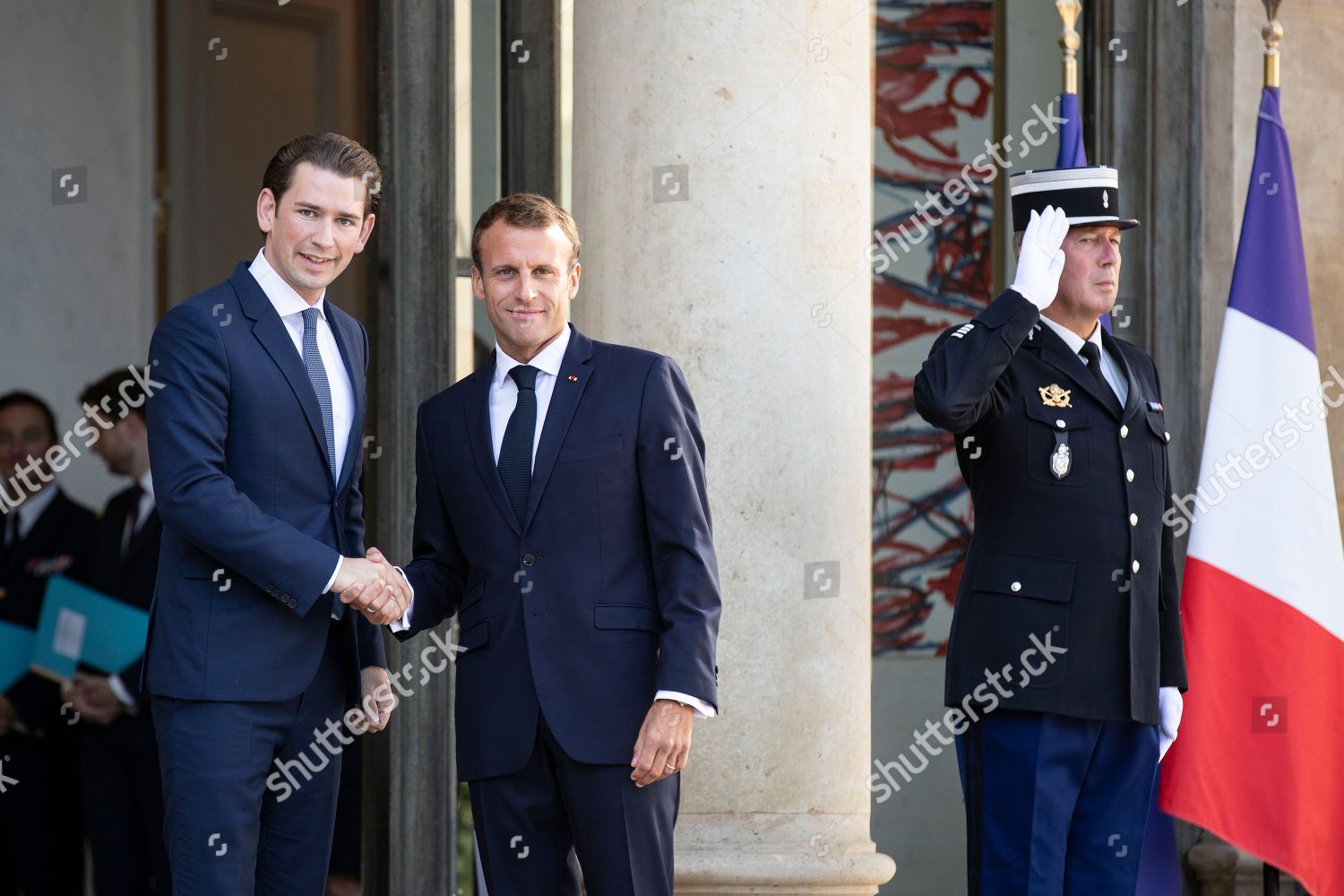 Visiting Austrian Chancellor Sebastian Kurz L Editorial Stock Photo   Shutterstock 9884780e 