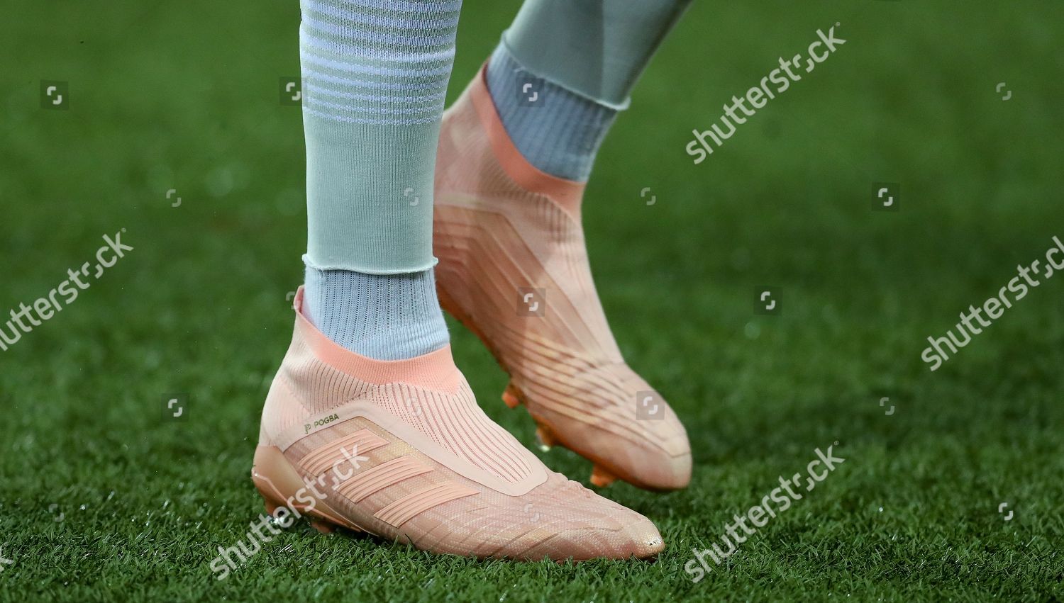pink pogba boots
