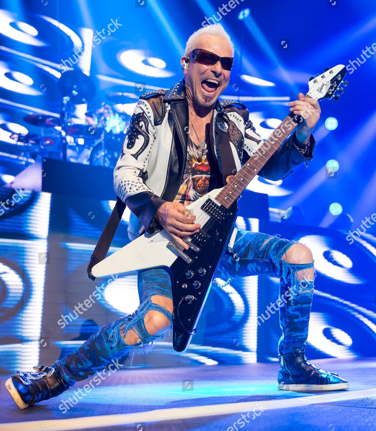 Scorpions Rudolf Schenker Editorial Stock Photo - Stock Image