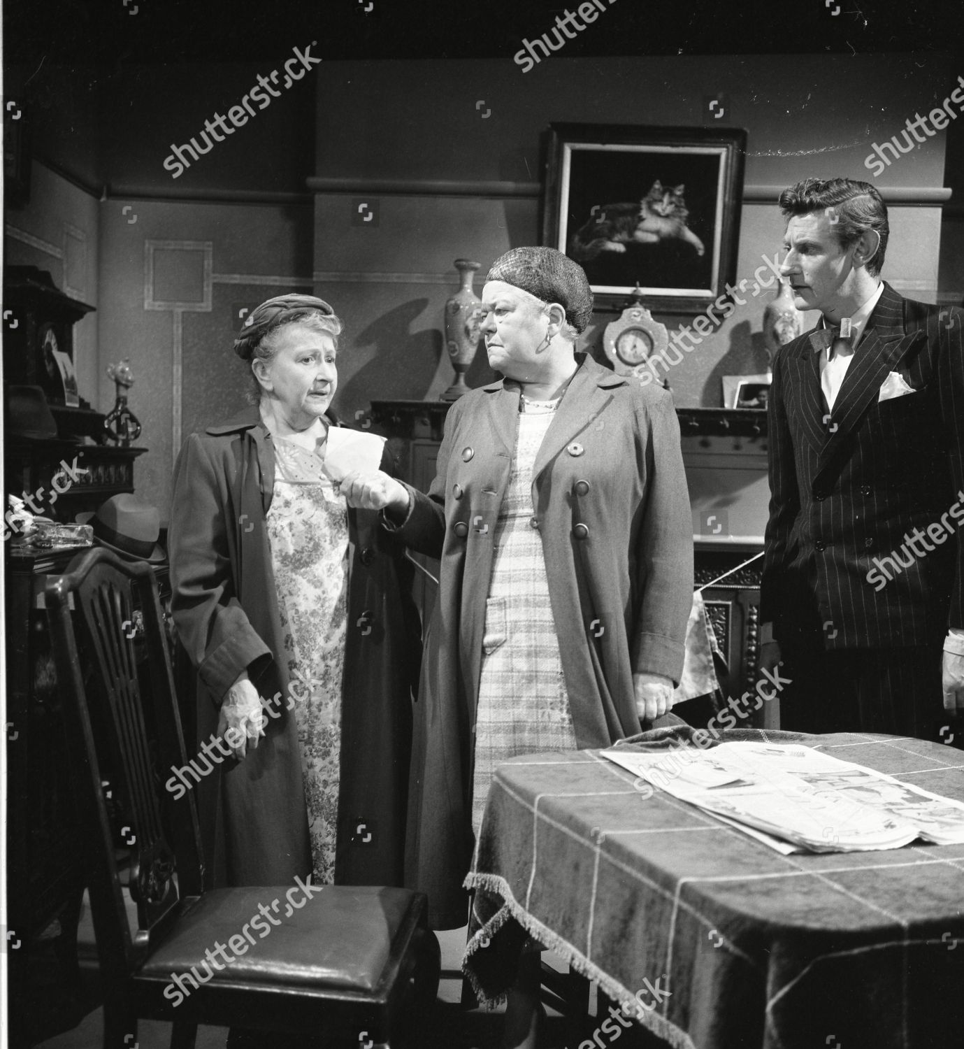 Margot Bryant Minnie Caldwell Violet Carson Editorial Stock Photo ...