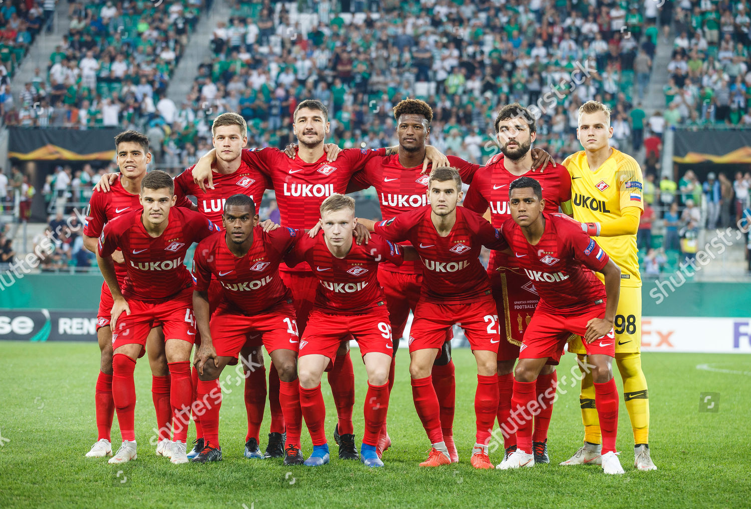 Team Spartak Moscow Lines Photographers Prior Uefa Redaktionelles Stockfoto Stockbild Shutterstock