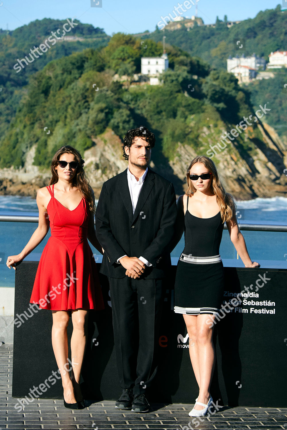 Laetitia Casta Louis Garrel Lilyrose Depp Editorial Stock Photo