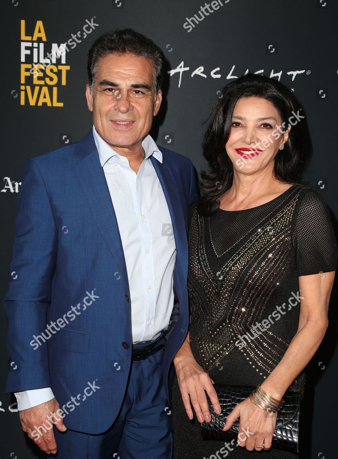 Houshang Touzie Shohreh Aghdashloo Editorial Stock Photo - Stock Image