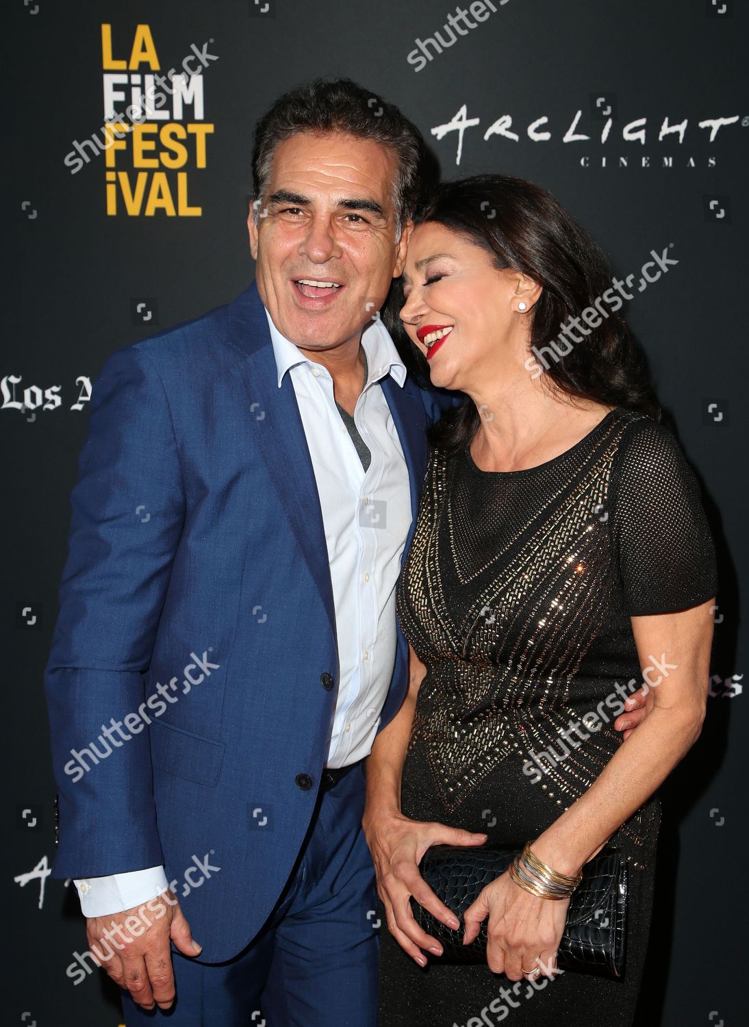 Houshang Touzie Shohreh Aghdashloo Editorial Stock Photo - Stock Image