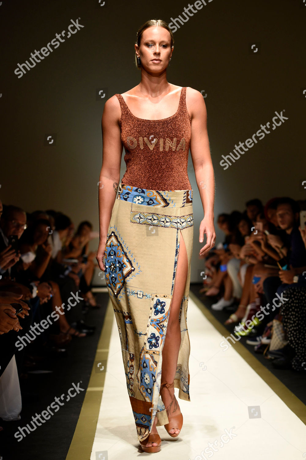 Federica Pellegrini On Catwalk Editorial Stock Photo - Stock Image ...