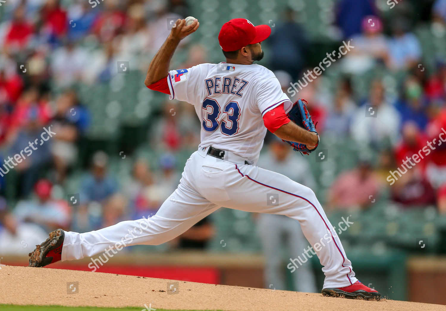 Texas Rangers Starting Pitcher Martin Perez Editorial Stock Photo