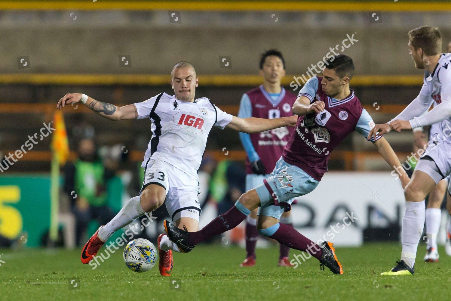 Adelaide United Forward Apostolos Stamatelopoulos 33 Editorial Stock ...