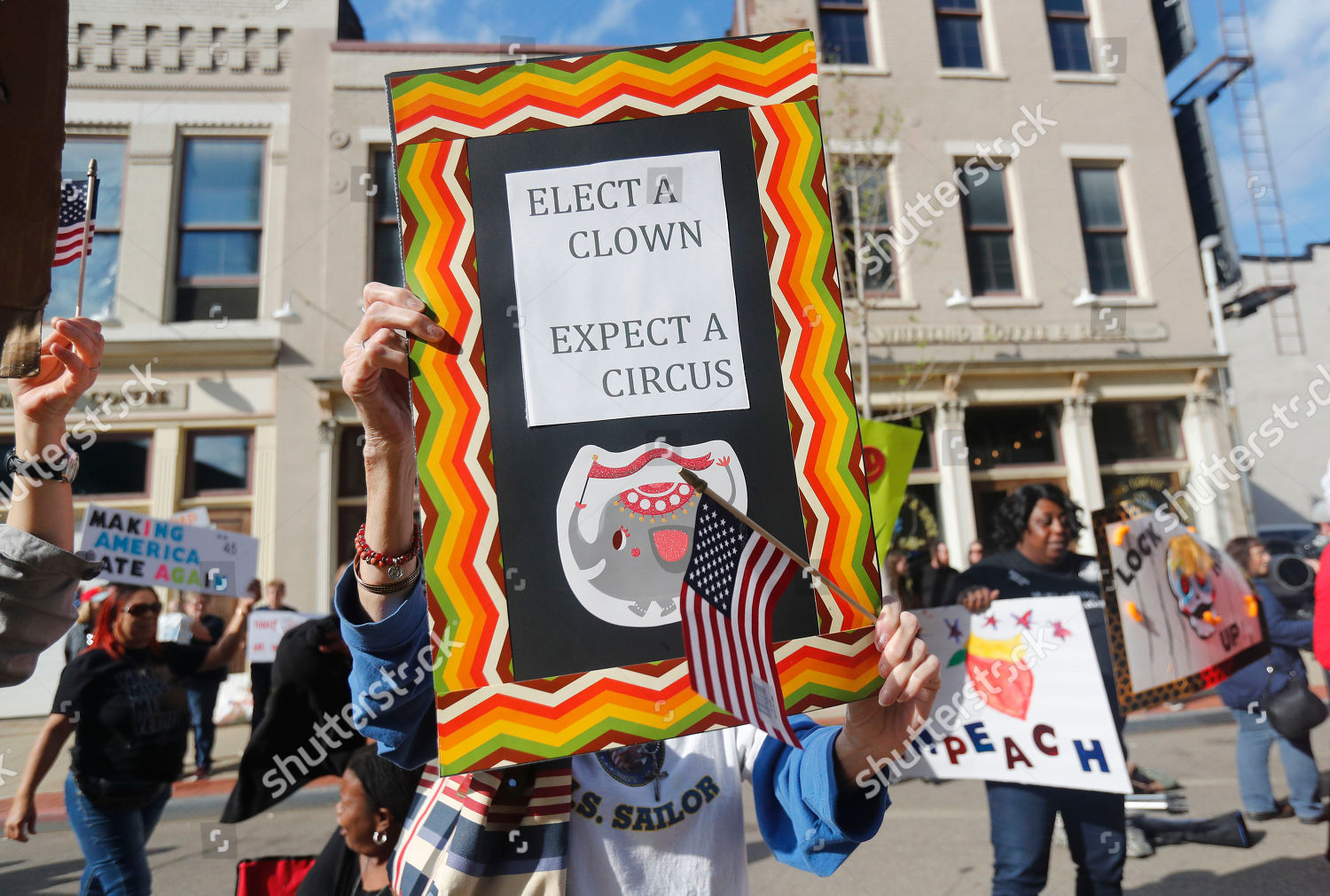 Protesters Gather Outside Wesbanco Arena Wheeling West - 