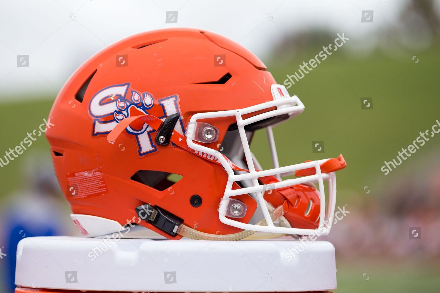 sam-houston-state-bearkats-helmet-rests-editorial-stock-photo-stock