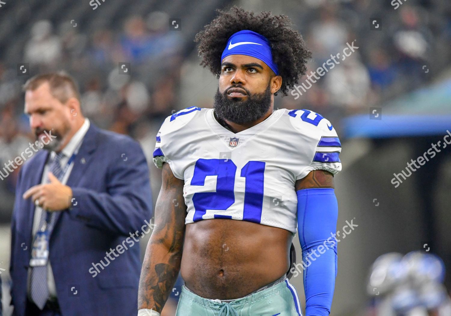 Dallas Cowboys Running Back Ezekiel Elliott Editorial Stock Photo ...