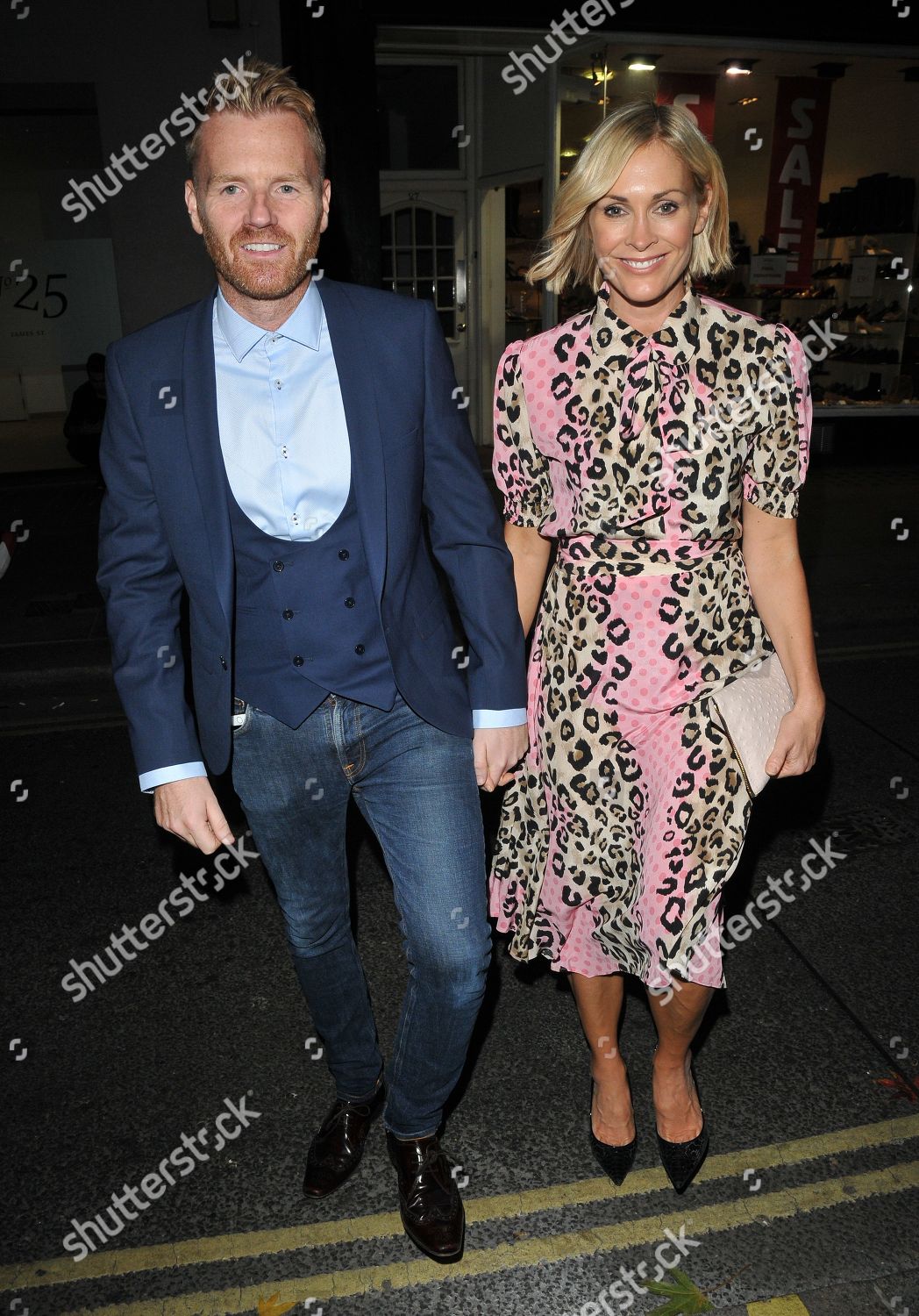 James Midgley Jenni Falconer Editorial Stock Photo - Stock Image