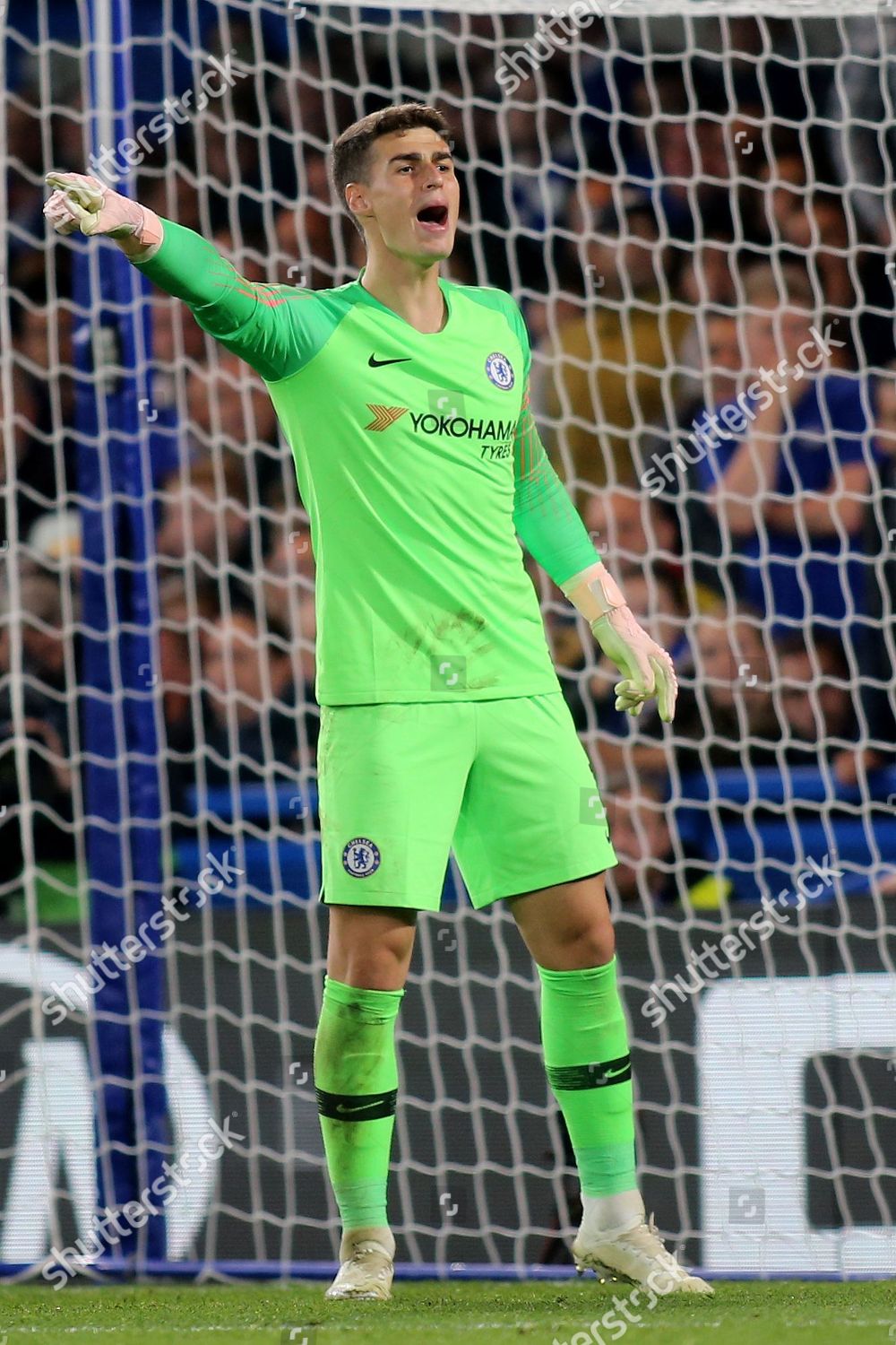 Chelsea Goalkeeper Kepa Arrizabalaga During Chelsea Editorial Stock ...