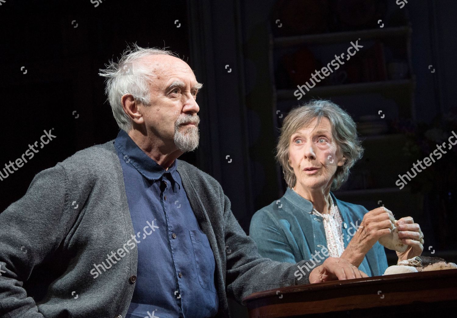 Jonathan Pryce Andre Eileen Atkins Madeleine Editorial Stock Photo ...