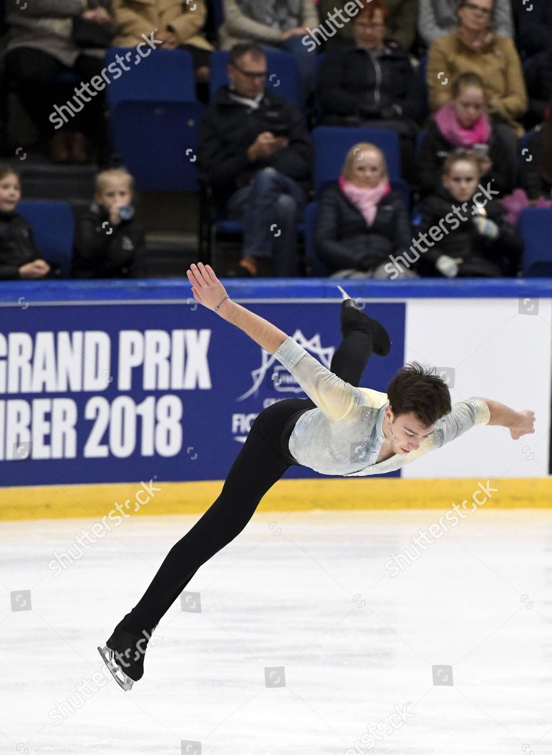 Dmitri Aliev Russia Performing His Routine Editorial Stock Photo ...