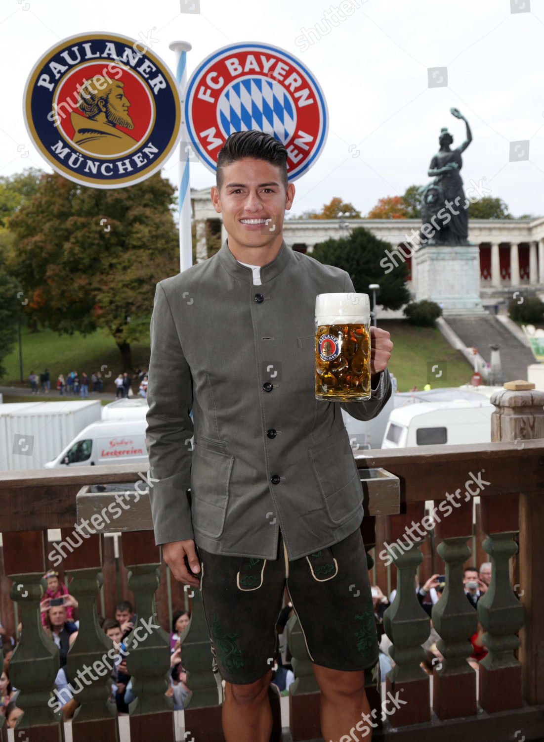 Bayern Munichs James Rodriguez Poses Photographs Oktoberfest Editorial Stock Photo Stock Image Shutterstock