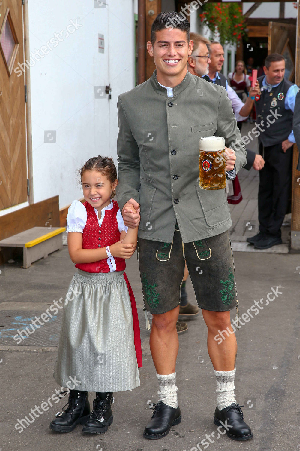 James Rodriguez Daughter Salome Fc Bayern Munich Editorial Stock Photo Stock Image Shutterstock