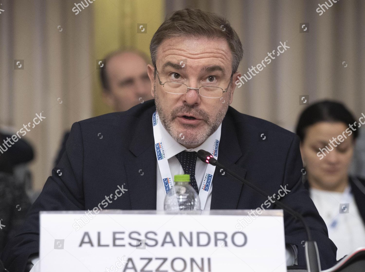 Permanent Representative Italy Osce Alessandro Azzoni Editorial Stock ...