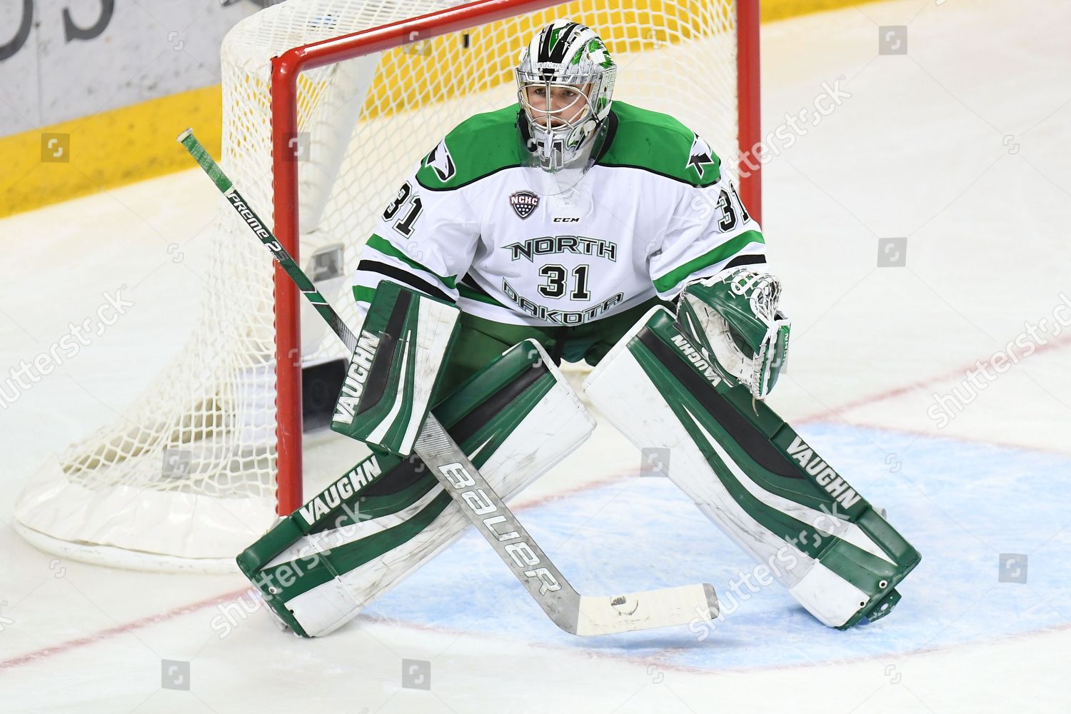 December 29, 2018 North Dakota Fighting Hawks goaltender Adam