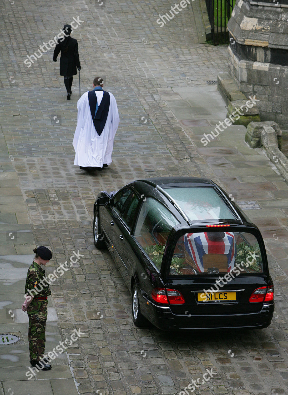 Captain Daniel Shepherds Coffin Editorial Stock Photo Stock Image