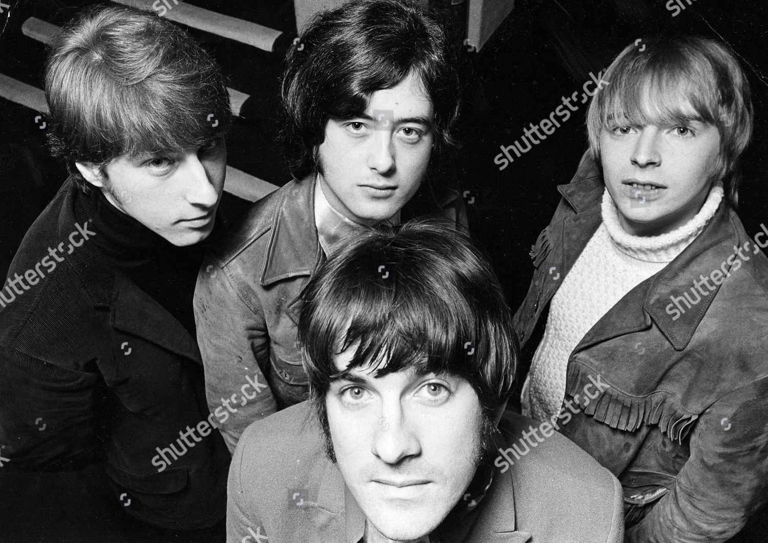 Yardbirds Chris Dreja Jimmy Page Jim Mccarty Editorial Stock Photo