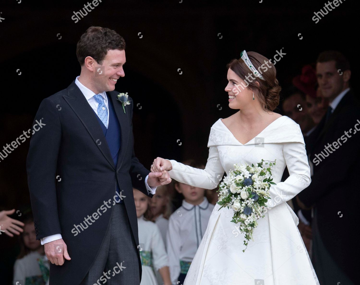 Princess Eugenie Jack Brooksbank Editorial Stock Photo - Stock Image ...