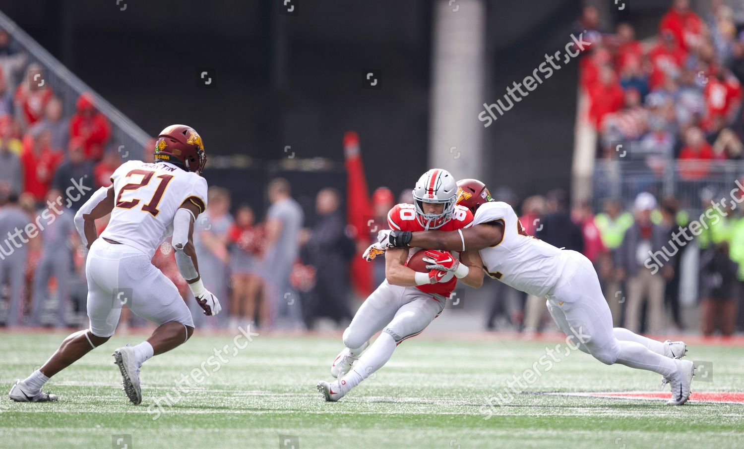 Wide Receiver Cj Saunders 80 Ohio Editorial Stock Photo - Stock Image ...