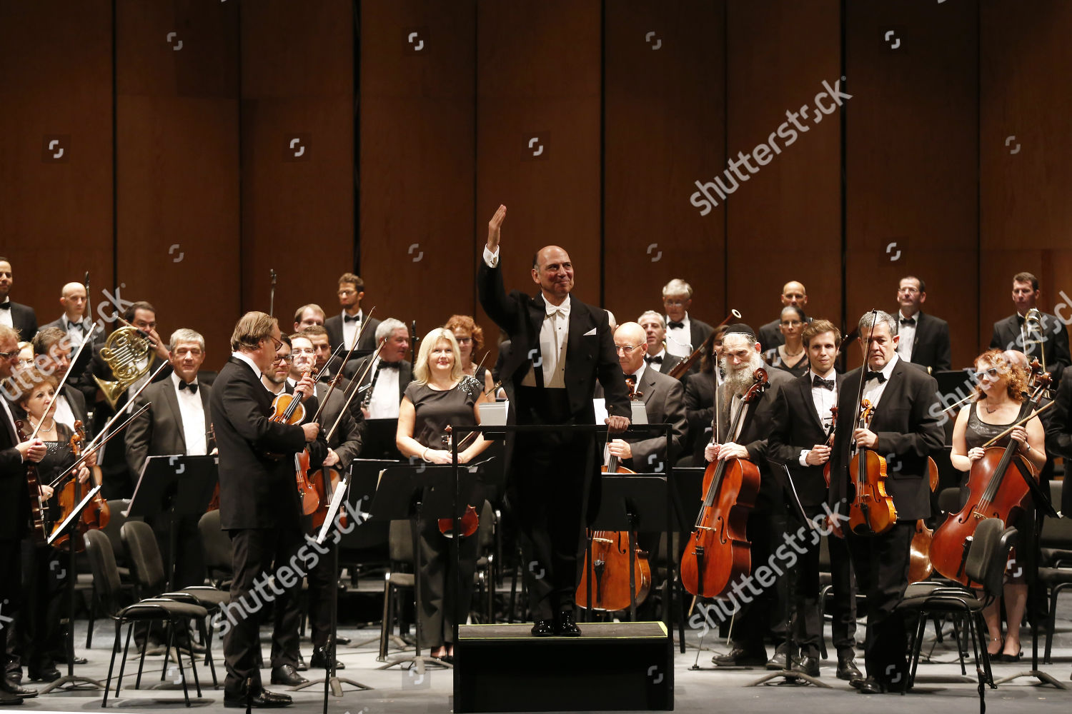 Musicians Israeli Rishon Lezion Symphony Orchestra Editorial Stock