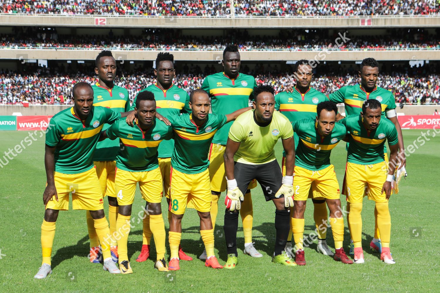 Starting Eleven Ethiopia Poses Photo Before 2019 Editorial Stock Photo Stock Image Shutterstock