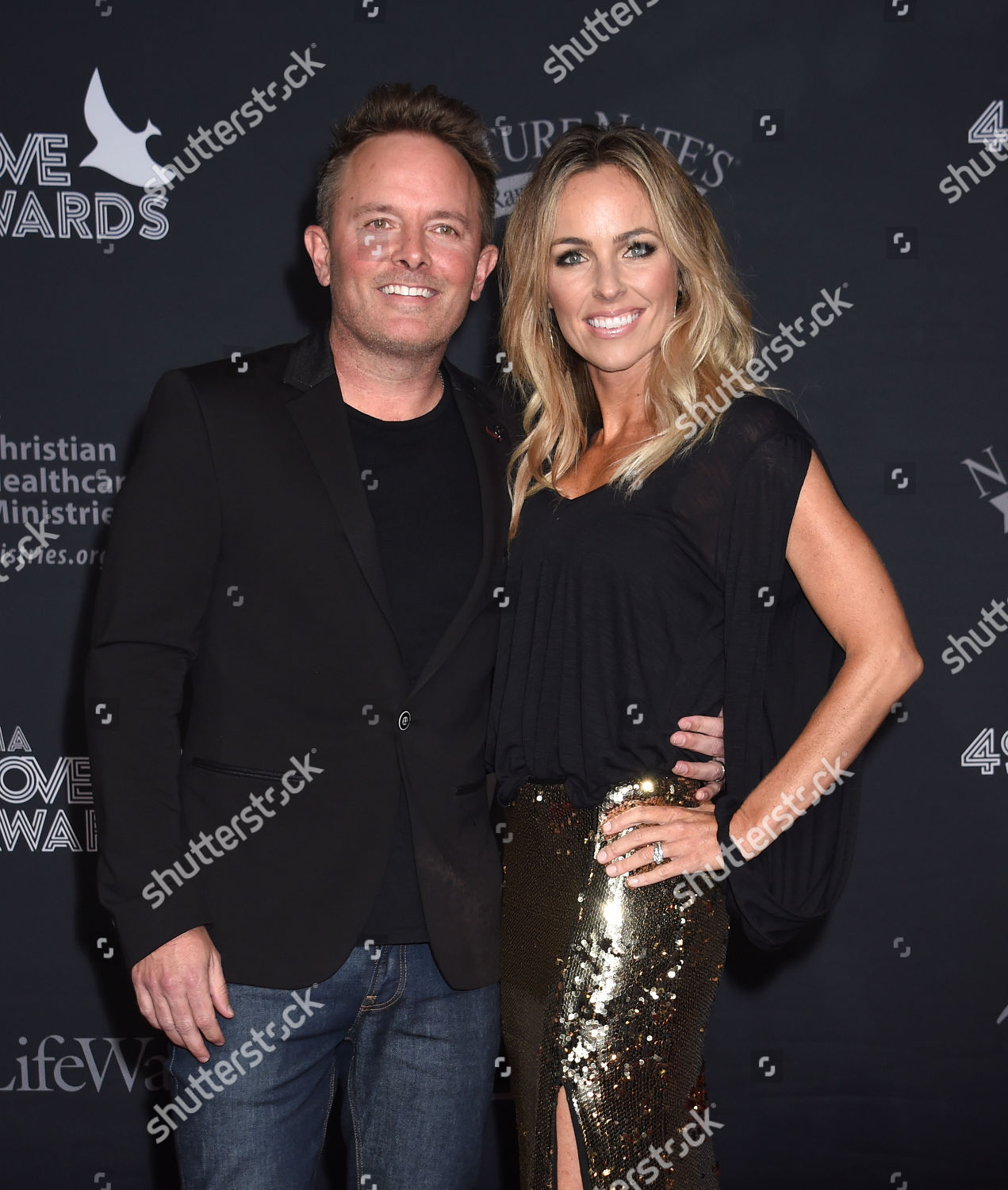 Chris Tomlin Lauren Bricken Editorial Stock Photo - Stock Image