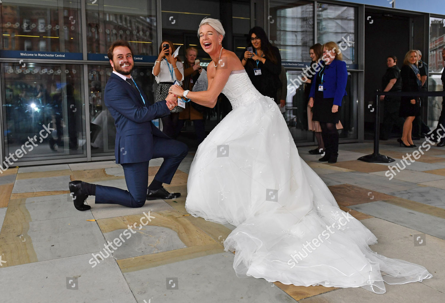 Katie Hopkins Dressed Her First Wedding Dress Editorial Stock