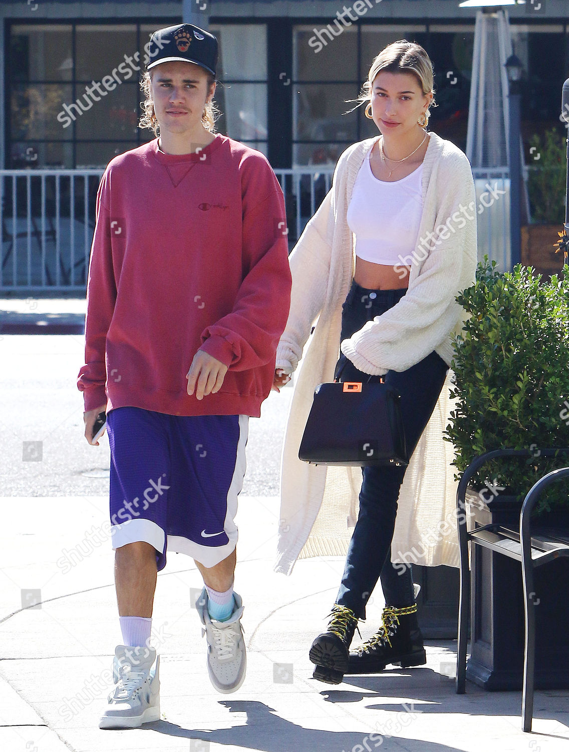 Justin Bieber Hailey Baldwin Editorial Stock Photo Stock