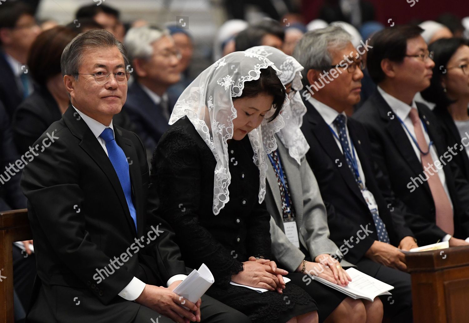 President South Korea Moon Jaein Wife Kim Editorial Stock Photo Stock Image Shutterstock