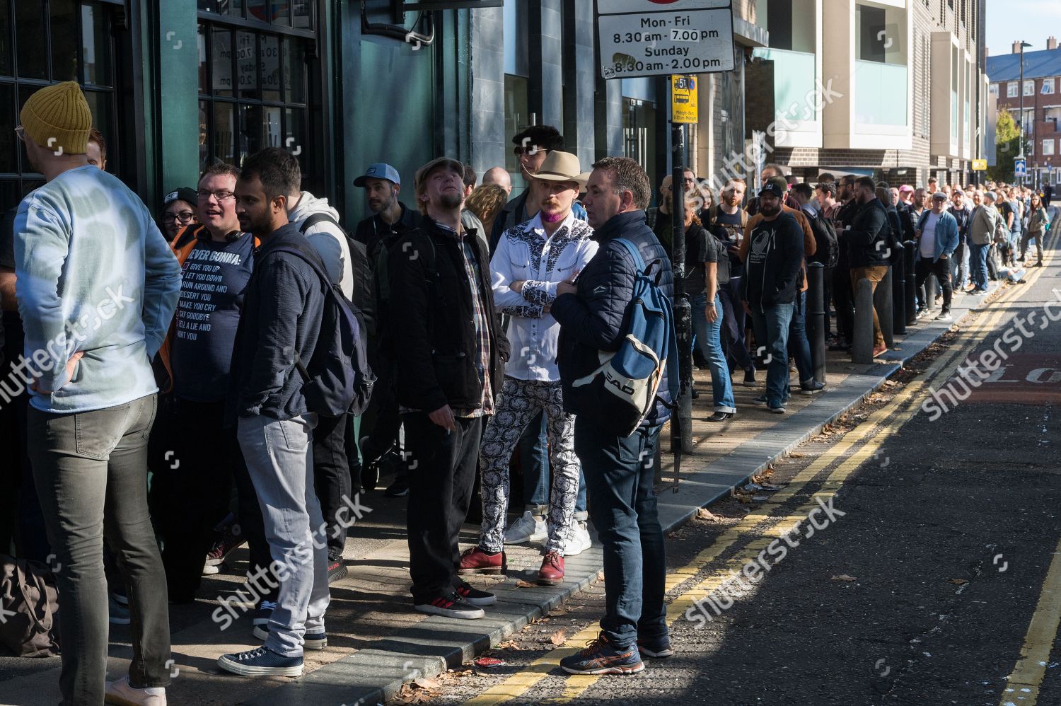 Queues Rick Astley Fans Outside Mikkeller Editorial Stock Photo - Stock ...