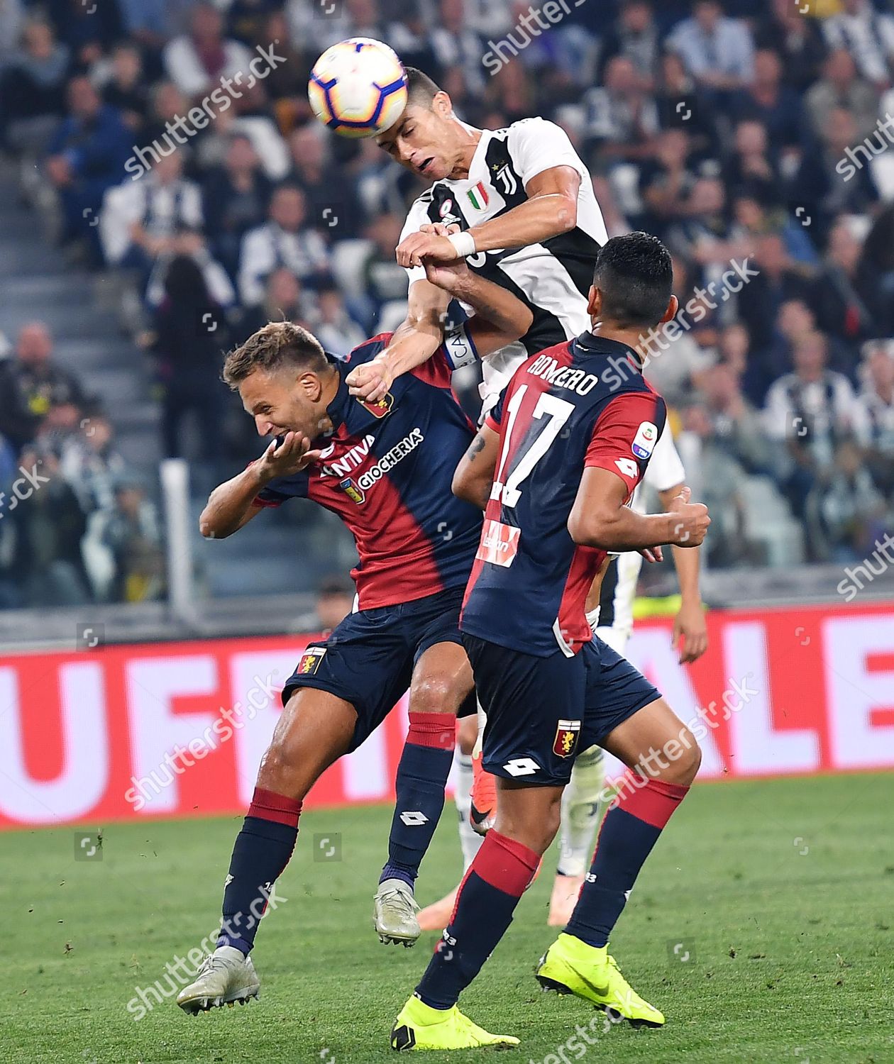 Juventus Cristiano Ronaldo C Action During Italian Editorial