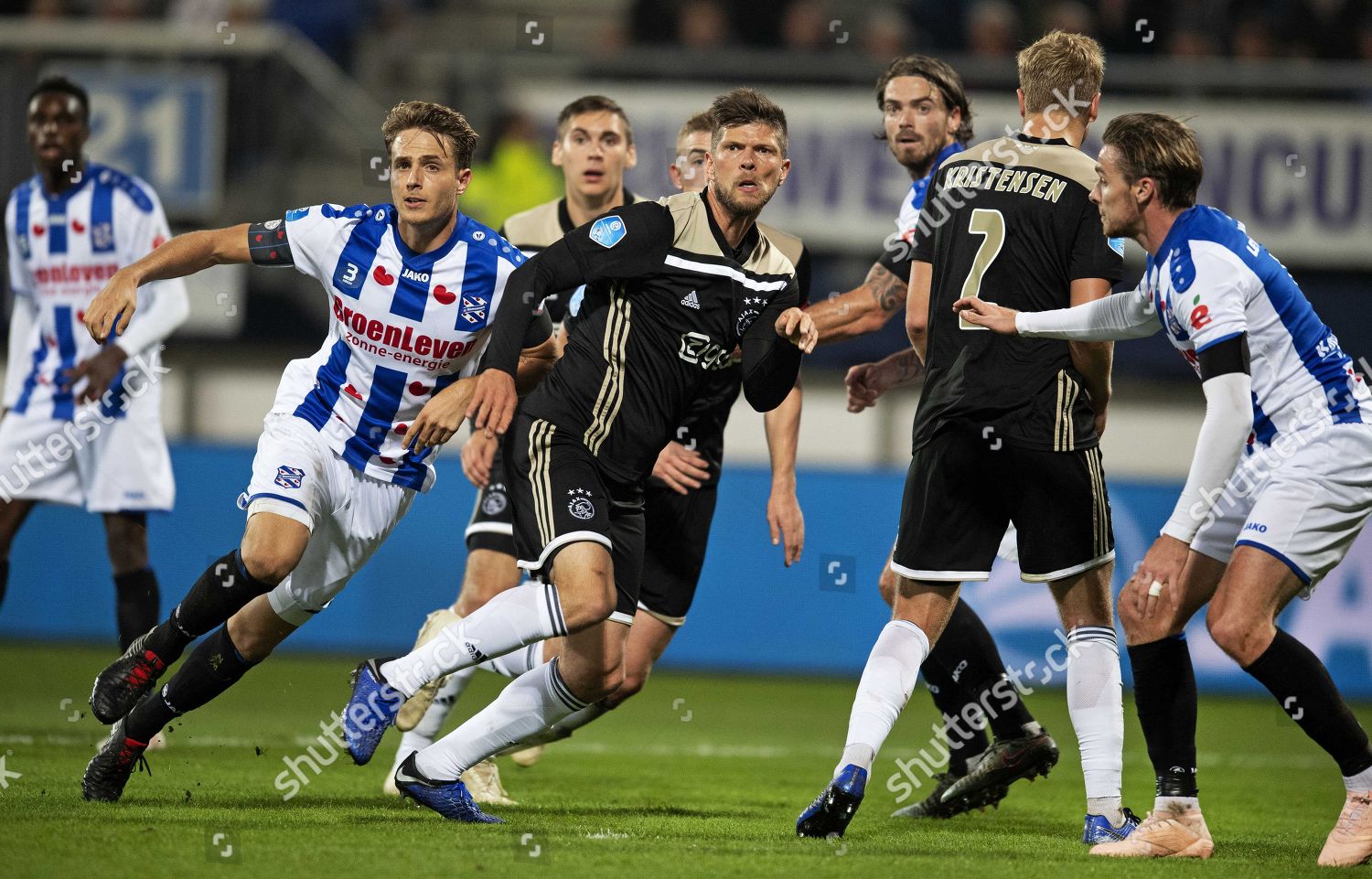 Klaas Jan Huntelaar C Duels Daniel Hoegh Editorial Stock Photo Stock Image Shutterstock