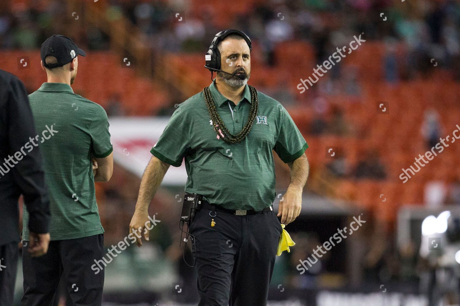 Hawaii Rainbow Warriors Head Coach Nick Rolovich Editorial Stock