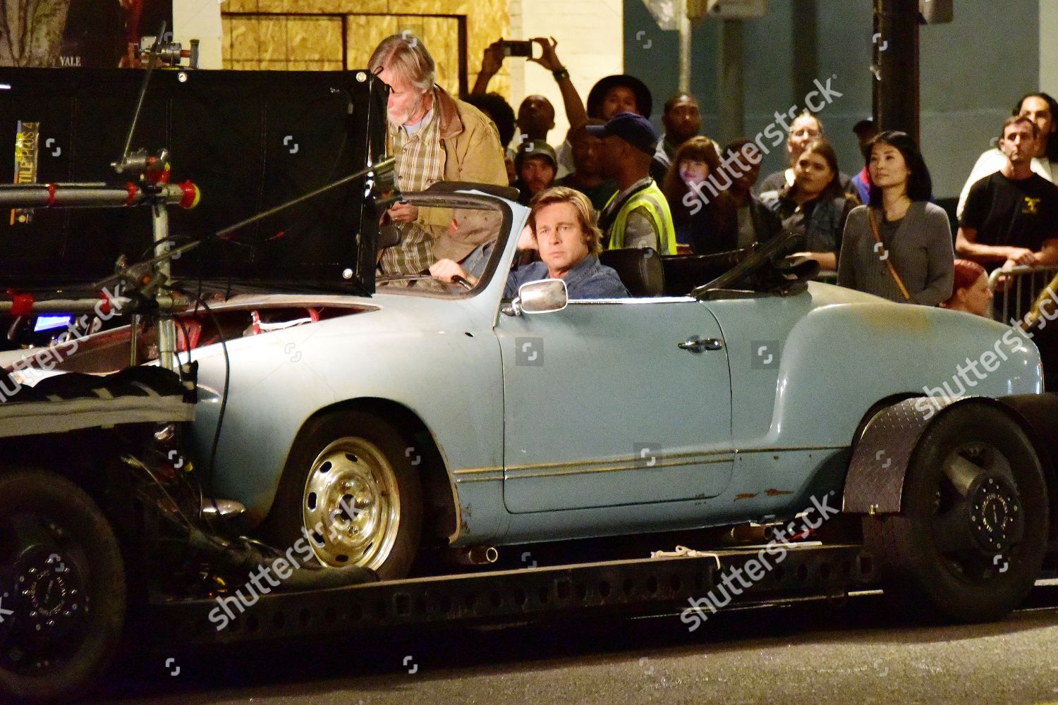 Stock photo of 'Once Upon a Time in Hollywood' on set filming, Los Angeles, USA - 23 Oct 2018