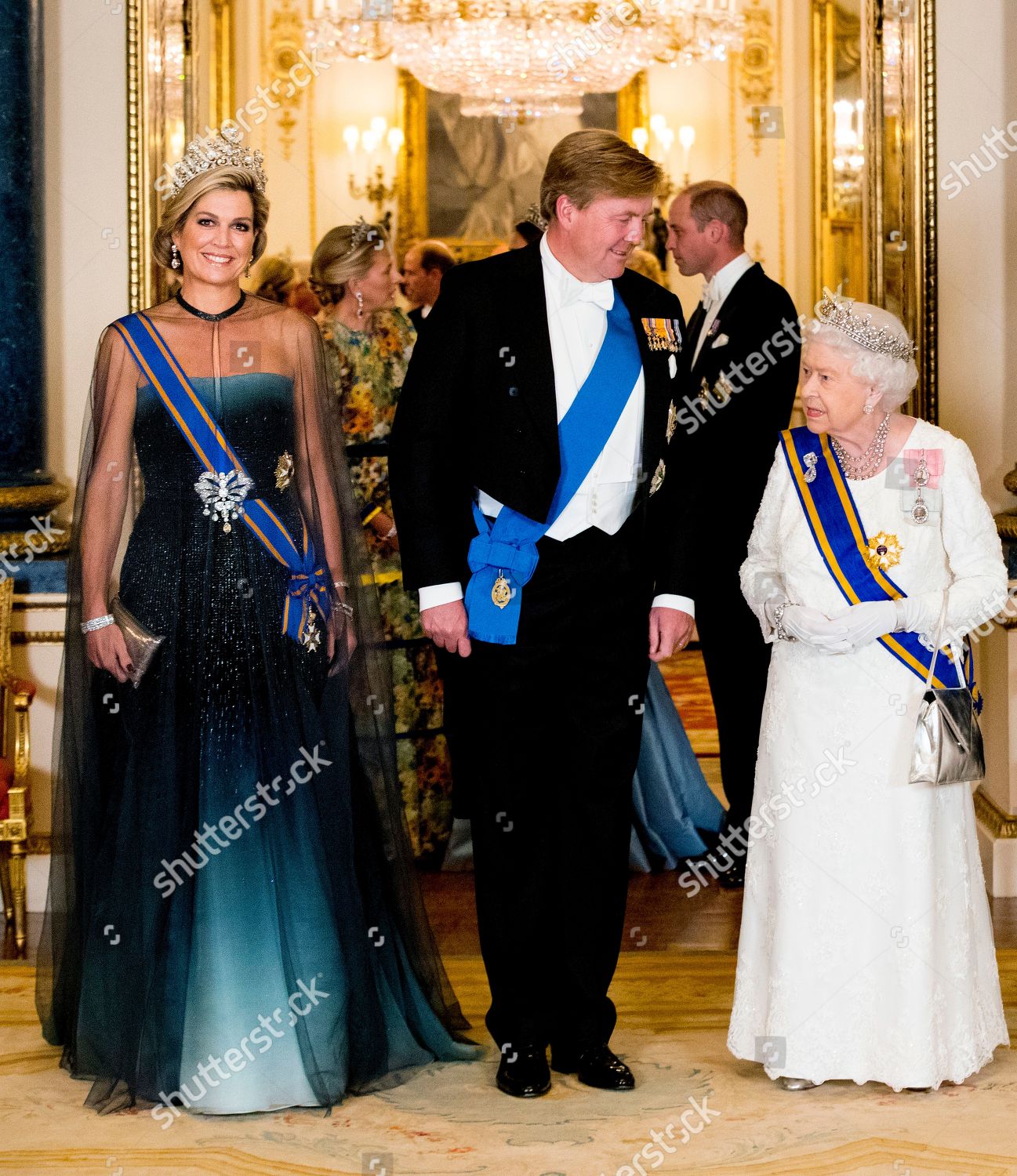 Queen Maxima Netherlands During State Banquet Editorial Stock Photo ...