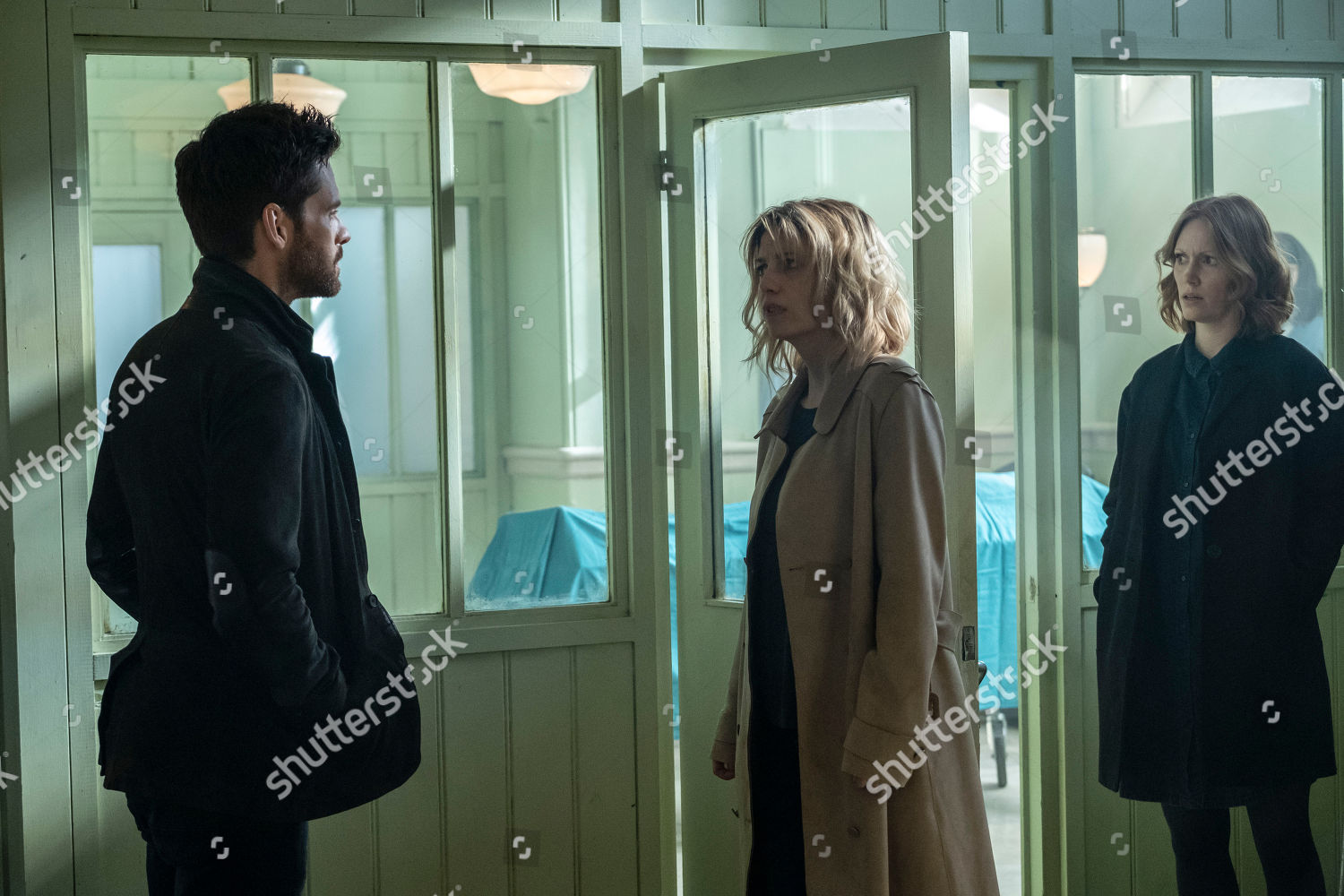 Tom Riley Will Wagstaffe Claire Goose Phoebe Editorial Stock Photo