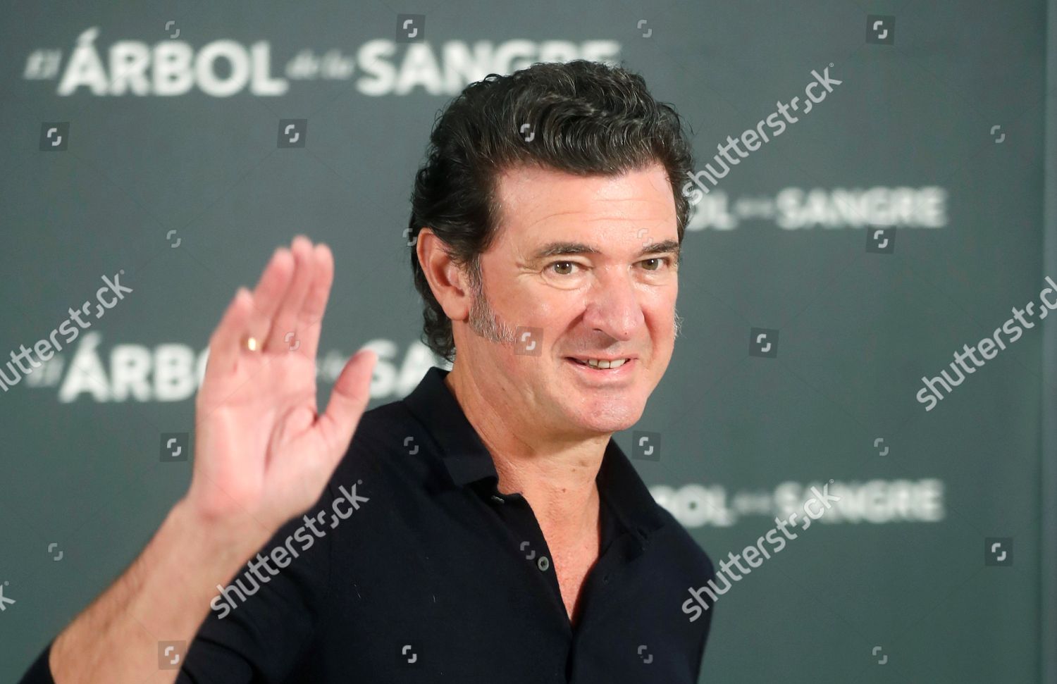 Julio Medem Poses Photographers During Presentation Editorial Stock