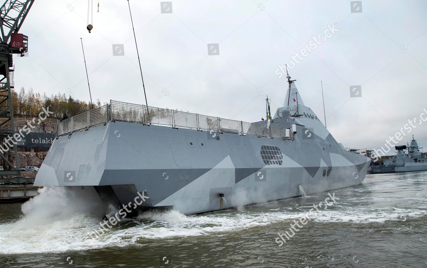 Visbyclass Corvette Seen Turku Finland 26 Editorial Stock Photo Stock