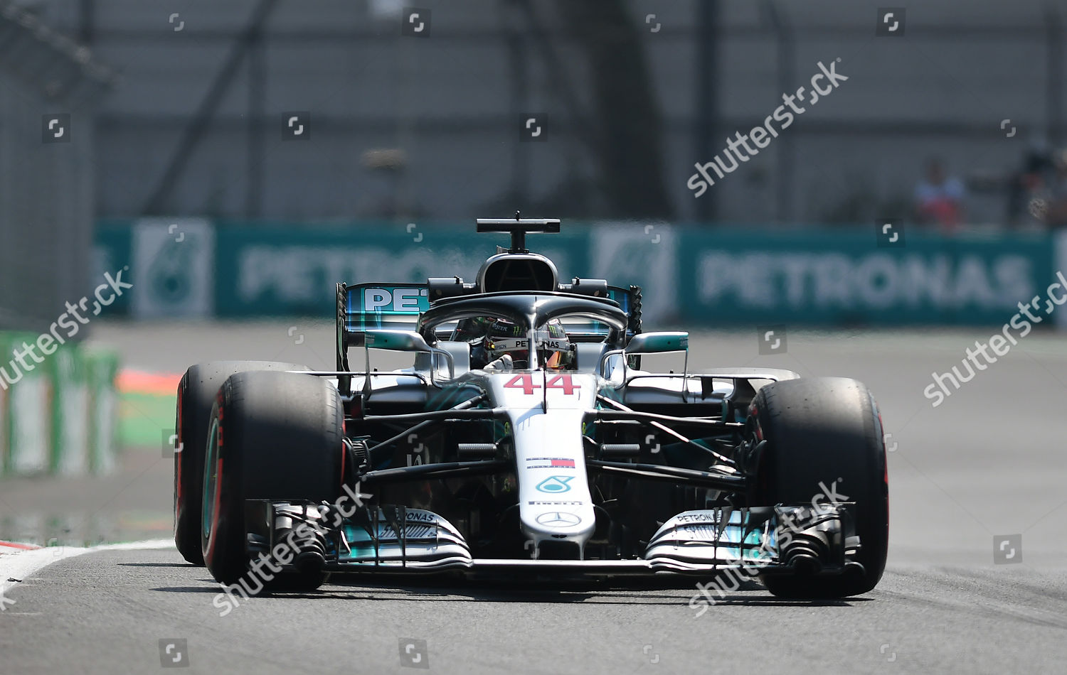 British Driver Lewis Hamilton Mercedes During Editorial Stock Photo