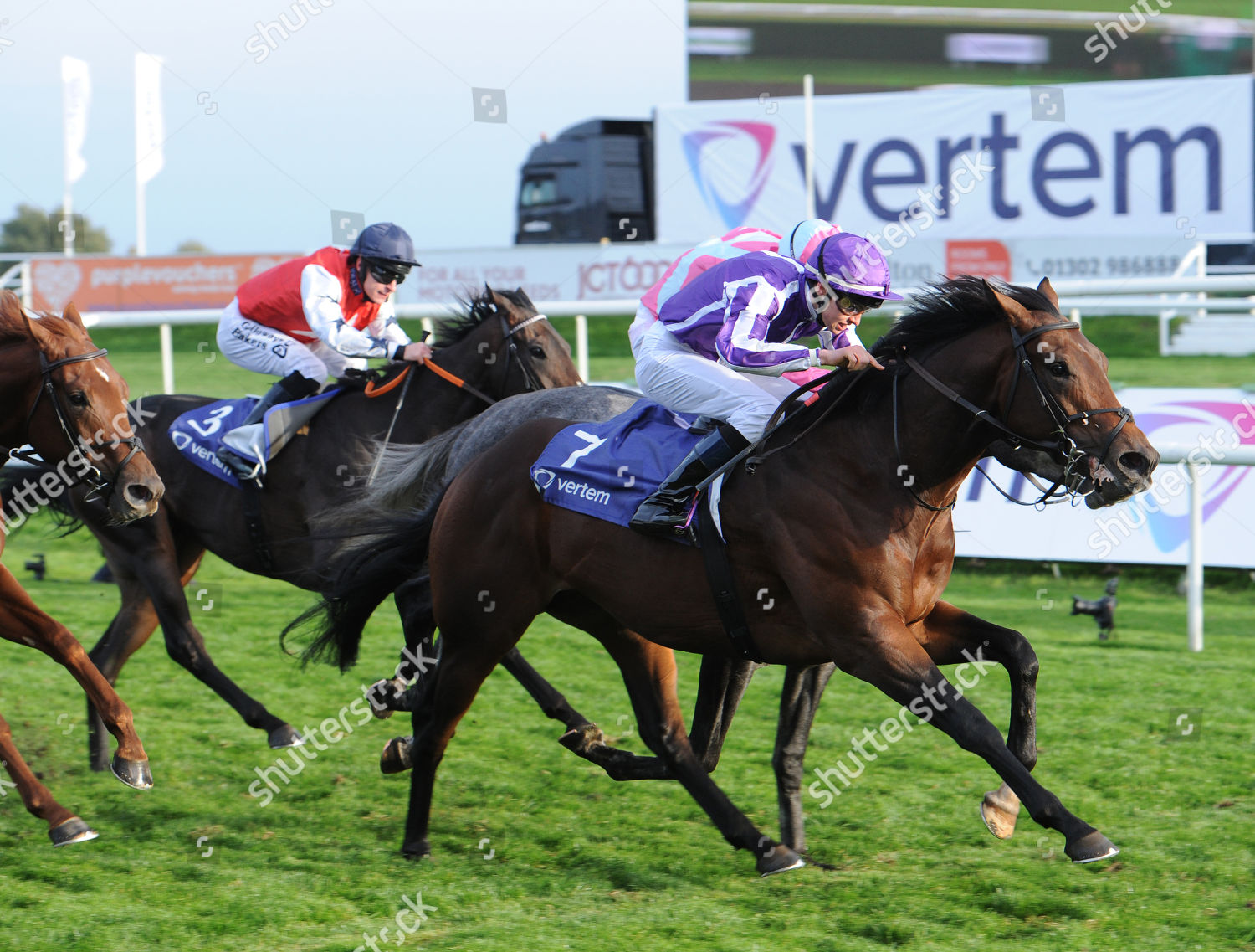 Doncaster Racecourse Vertem Futurity Trophy Stakes Editorial Stock
